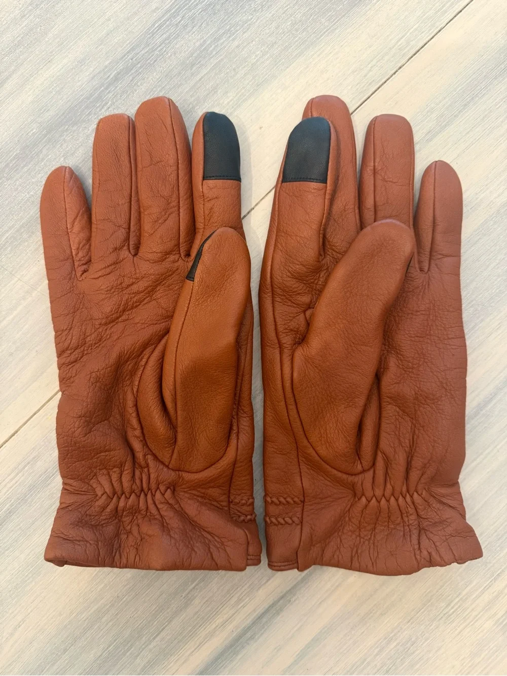Cole Haan Leather Gloves Tech Touch Women’s Medium